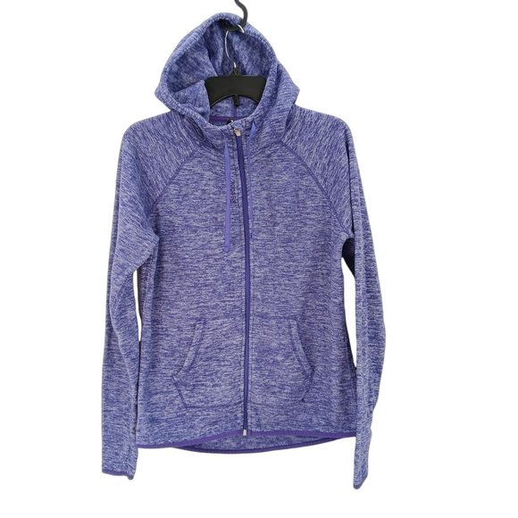 REEBOK PURPLE  MEDIUM ZIP UP JACKET WITH THUMB HOLES - Picture 1 of 15